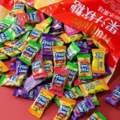 馬來西亞 風味 水果 軟糖 瑞士糖 混閤 水果味 糖果 散裝 喜糖 年貨 零食