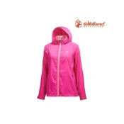 (店+)【Wildland 荒野】[特價] 台灣 女 彈性透氣抗UV外套  防曬 薄外套 運動休閒 玫瑰紅 0A71901 綠野山房
