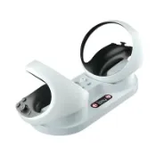全球選品1館 生活百貨 PS5 VR2遊戲手柄帶LED燈充電座PSVR2行動式手柄雙座充HBP-6479