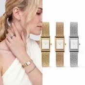 【Daniel Wellington】Bound Mini 方形不鏽鋼麥穗米蘭帶手錶 (多色可選)