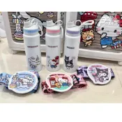 7-11聯名三麗鷗Hello kitty酷洛米大耳狗 保溫瓶 密碼鎖旅行束袋 福袋 保溫杯