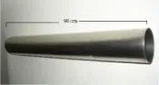強制排氣管 2“ 直管｜長90cm 熱水器 強排管不鏽鋼風管