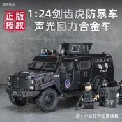 📣台灣熱品📣 大號福特劍齒虎防爆車模擬合金汽車模型越野車兒童玩具警車車模