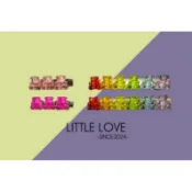 [Little love］迷你小熊親子款髮夾、髮飾、髮型裝飾（1組2入）