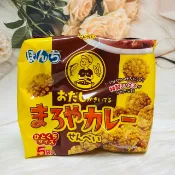 日韓小潼 日本 Bonchi 少爺 咖哩風味米果 咖哩米果 咖哩仙貝 咖哩球餅乾 5袋入｜全店$299 全家取貨免運｜滿額折500｜APP下單最高賺19%點數⚡