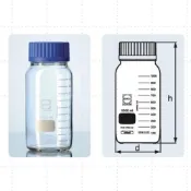 (店+)1000ml寬口瓶 德國SCHOTT DURAN GLS80 寬口血清瓶 GL80血清瓶 廣口密封罐  胖胖瓶