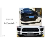超級團隊S.T.G 保時捷 PORSCHE MACAN 14-17 年 TKT 前下巴 前唇 材質PP 素材