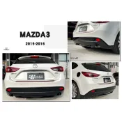 超級團隊S.T.G MAZDA3 馬3 2015 2016 15 16 年 5門 5D MZ 後下巴 亮黑