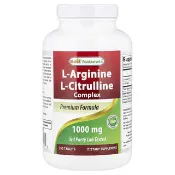【iHerb】Best Naturals, L-精胺酸、L-瓜氨酸複合物，250 粒膠囊