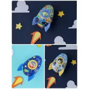 Pintoo造型拼圖《火箭3D立體拼圖🔥$465多件優惠🔥小小兵/蠟筆小新/三眼怪》80片塑膠拼圖/兒童拼圖/全新品
