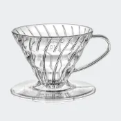 (店+)【YUANREN 原人購物】HARIO V60 螺旋01濾杯 日本製 透明樹脂濾杯(VD-01T VD-02T VD-03T)