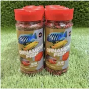［水族最便宜］雅柏 增艷飼料 血鸚鵡飼料 慈鯛飼料 花羅漢飼料 觀賞魚飼料 金魚飼料 -小顆粒 260、大顆粒 230g