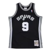 Mitchell & Ness NBA 球迷版球衣 Tony Parker 2001-02 Road 馬刺 黑 籃球衣