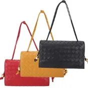 BOTTEGA VENETA 寶緹嘉 Trio [專櫃$83400] BV小羊皮編織包