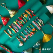 端午節配飾 五彩繩手鍊 端午小香包小粽子手繩 DIY配件 虎頭五月節彩繩成品小禮品