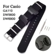 尼龍帆布錶帶帶適配器連接器,適用於卡西歐 G-shock GA-110 DW5600 DW-6900 GD-100 G-