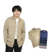 【Dickies】Dickies 574 三色 現貨 長袖 襯衫 男女皆可 鈕扣 工作服 美版偏大(長袖 襯衫7141)