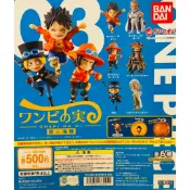 全新現貨 無全套 單售 扭蛋 轉蛋 海賊王 航海王 惡魔果實 第三海戰 果實公仔 魯夫 艾斯 薩波 卡普 羅傑 全6種
