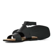 【UGG】涼鞋女鞋 真皮涼鞋 平底 Delray 黑色 UG1167473BLK