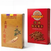 (店+)《瀚軒》精選韓國高麗人蔘茶+上選美國粉光蔘茶 (3g*50包)各1盒