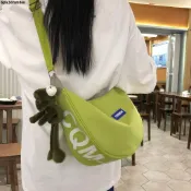 【大容量通勤百搭】斜挎包 單肩包 側背包女 大容量 休閒餃子包 女包包 女生包包 台灣出貨 2025新款 ins風 百搭