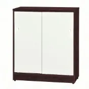 文創集-南亞塑鋼   博卡  南亞塑鋼3尺雙拉門鞋櫃-90.1x40.8x103.5cm免組