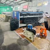 鼎盛貿易行 訂製印花環扣窗簾免打孔安裝臥室簡易遮光布小短遮陽掛簾