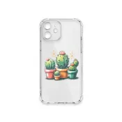 (店+)【TRON】TRON iPhone 12 MINI 小花太陽仙人掌 四角防摔 軟殼 手機殼