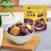 米大師 常溫 熟飯 (紫米瓜瓜飯)220g 米飯 紫米飯 白飯 主食 露營 加熱即食 地瓜飯【小三美日】DS028694