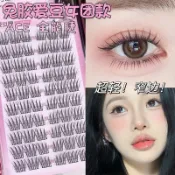 免膠張元英同款女團愛豆ACE假睫毛三部曲自然仿真分段式多規格【蕭妞實業】