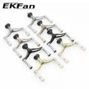 EKFan 73mm旋入式紡車捲線器手柄7075鋁合金超輕適用DAI/SHI 1000-2000系列紡車雙亞克