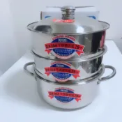 萬得威304不銹鋼蒸籠（一鍋二層ㄧ蓋）(26cm、28cm、30cm、35cm、40cm、45cm)