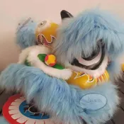 舞獅頭 塑料幼兒童舞獅子 醒獅南獅幼兒錶演舞獅頭 醒獅 錶演服裝 舞獅sad00001頭可眨眼套裝6寸9寸國潮玩具醒獅幼