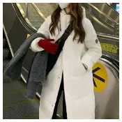 【LANNI 藍尼】● 保暖禦寒長版鋪棉外套＃(超長版/女裝/外套/連帽)