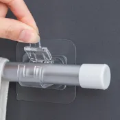 (店+)【生活職人】掛勾 掛鈎 拖把掛勾 集線器 理線器 窗簾桿 門簾桿 伸縮桿 固定夾 壁掛固定夾