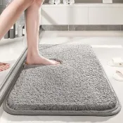 【凡尼塔】超厚3CM蛋糕絨吸水地墊(40*60cm 可機洗 防滑 浴室踏墊 吸水地毯 腳踏墊 毛巾地墊 陽台 廁所)