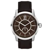 【DKNY】摩登紐約時尚都會腕錶-咖啡(NY1521)