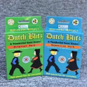 英文版 Dutch Blitz 閃電戰 快節奏的紙牌 遊戲 家庭 聚會 桌遊 卡牌
