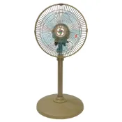 【金展輝】12吋 360轉立扇 奶茶色 電扇 落地扇 循環扇 台灣製 涼風扇 AM-1226