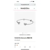 pandora  潘朵拉 吊飾 墜飾 手環 飾品 愛心戒指 二手  蝴蝶 固定扣 琉璃 硬環 對比線條
