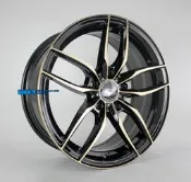 【員林 小茵 輪胎 舘】特殊 五爪分岔 鋁圈樣式 17吋 5孔車系適用 7.5J 黑底古銅面
