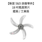 【新笛 S&D 原廠零件】18 吋風扇葉片｜壁扇 / 工業扇