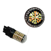🥇臺灣好貨📢免運📢新款雙色led剎車燈t20 3157 3014 168smd 1157解碼防頻閃轉嚮尾燈精選 配