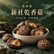 森菇藏｜台中新社乾香菇 150g/300g 大朵冬菇 厚實Q彈 產地直送
