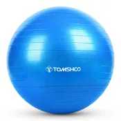 45cm/55cm/65cm/75cm 加厚瑜伽球帶腳踏泵,用於穩定性平衡普拉提體育健身運動 2026