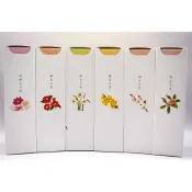 (店+)龜山線香月之花秋冬薰香 香氛 波斯菊 秋櫻 椿 山茶花 水仙 蠟梅 白梅 沉丁花 整盒 熱銷 當令 花香 香撰集