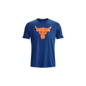 (店+)【UNDER ARMOUR】1361733-471 Project Rock 強森 Brahma Bull 美式復古多巴胺圖案印花綿柔透氣運動健身套