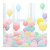 (店+)PARTIDO 馬卡龍色系乳膠氣球1顆生日派對 求婚告白 畢業禮物 氣球花束 布置 拍照道具