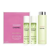 【CHANEL 香奈兒】CHANCE 淡香水綠色氣息版(20mlX3 EDT)