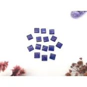 【DIY系列】白紋石染青金石/土耳其石 綠東菱 粉晶 8mm方塊戒面